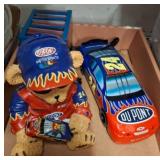 DuPont Teddy Bear Figurine and Car Phone Set