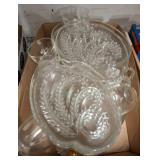 Glass Snack Sets with Matching Cups