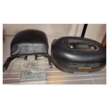 Motorbike Backrest, Air Filter Cover, and Model