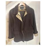 London Fog Brown Wool-Blend Jacket