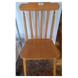 Solid Wood Spindle-Back Dining Chair