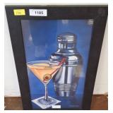 Framed Cocktail Artwork by Rafuse, 16ï¿½26