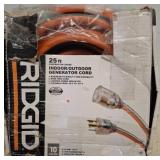 Ridgid 25-ft Generator Power Cord