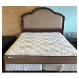Upholstered Wood Headboard with Legends Mattress