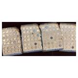 Four Jefferson Nickel Coin Albums
