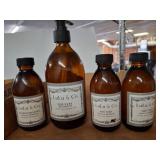 LuLu & Co. Amber Bottles Lot