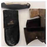 Gerber Folding Saw and Camp Axe with Sheaths