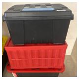 Stack of Plastic Storage Containers