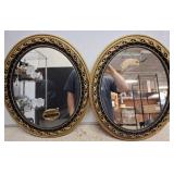 Wondura Shatterproof Oval Wall Mirrors