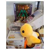 Box Lot: Toys, Figures, Cards, and Accessories