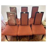 Six Jacob Laws Dining Chairs
