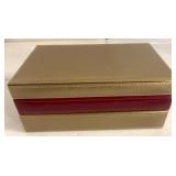 Two-Tier Faux Leather Jewelry Box