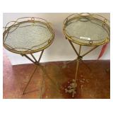 Lulu & Co. Folding Metal Side Tables