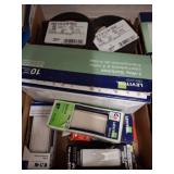 Electrical Supplies Lot with Wires and Switches