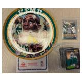 Shawn Kemp Signed Collectors Plate and Sports Card
