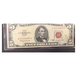 1963 $5 Red Seal United States Note