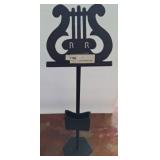 Black wood Lyre-Shaped Sheet Music Stand