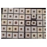 Penny Coins in Coin Holders