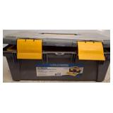 WorkForce 16-Inch Plastic Tool Box with Tray