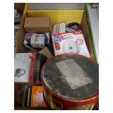 Box Lot of Mixed Household and Electrical Items