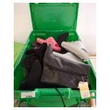 Bin of Assorted Shoes and Sandals
