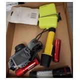Flashlights and Waterproof Cases