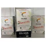 4 Packs of Celsius Tropical Vibe Stick Packs