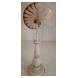 Nautilus Shell Mounted on Wood Stand, 14in Height