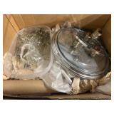 Glass Chandelier Parts and Crystals Assortment