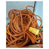Orange Heavy-Duty Electrical Extension Cord