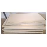 Stack of White Shelving Panels, 36x20 Inches