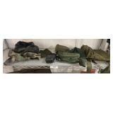 Military Bags, Gas Mask, and Accessories Lot