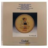 1988 Goebel Hummel Annual Plate in Bas-Relief