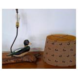 Duck-Themed Table Lamp With Shade