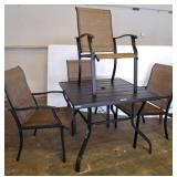 Nuu Garden Patio Table and Four Chairs Set