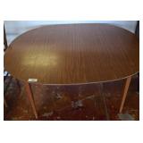 Mid-Century Style Oval Wood Dining Table