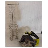 Ryobi Cordless Circular Saw with Metal Stand