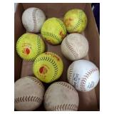 Baseballs and Softballs