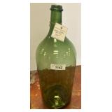 Maison Sudï¿½23-Inch Green Glass Wine Bottle