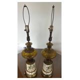 31ï¿½ Brass, Glass, and Ceramic Table Lamps