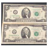 1976 $2 Federal Reserve Notes