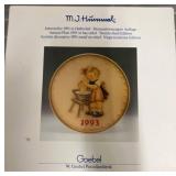 1993 Goebel M.J. Hummel Annual Plate