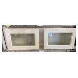 White Shadow Boxes with Glass Fronts