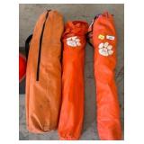 3pc Clemson-Branded Folding Chairs with Bags