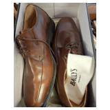 Florsheim Brown Leather Derby Shoes, Size 10.5 EEE