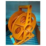 Orange Extension Cord Reel with Handle