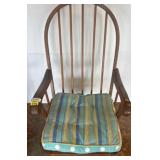 Wooden Rocking Chair with Cushion