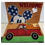 Disney-Themed Coir Outdoor Welcome Mat