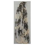 Sterling Silver and Pearl Multi-Strand Necklace