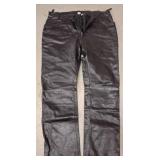 Wilsons Leather Black Pants, Size 40